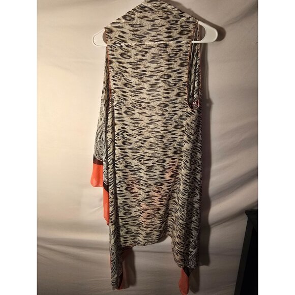 Womens Plus Size Lightweight Long‎ Duster Cardigan Kimono 3X Great Print - Picture 3 of 3